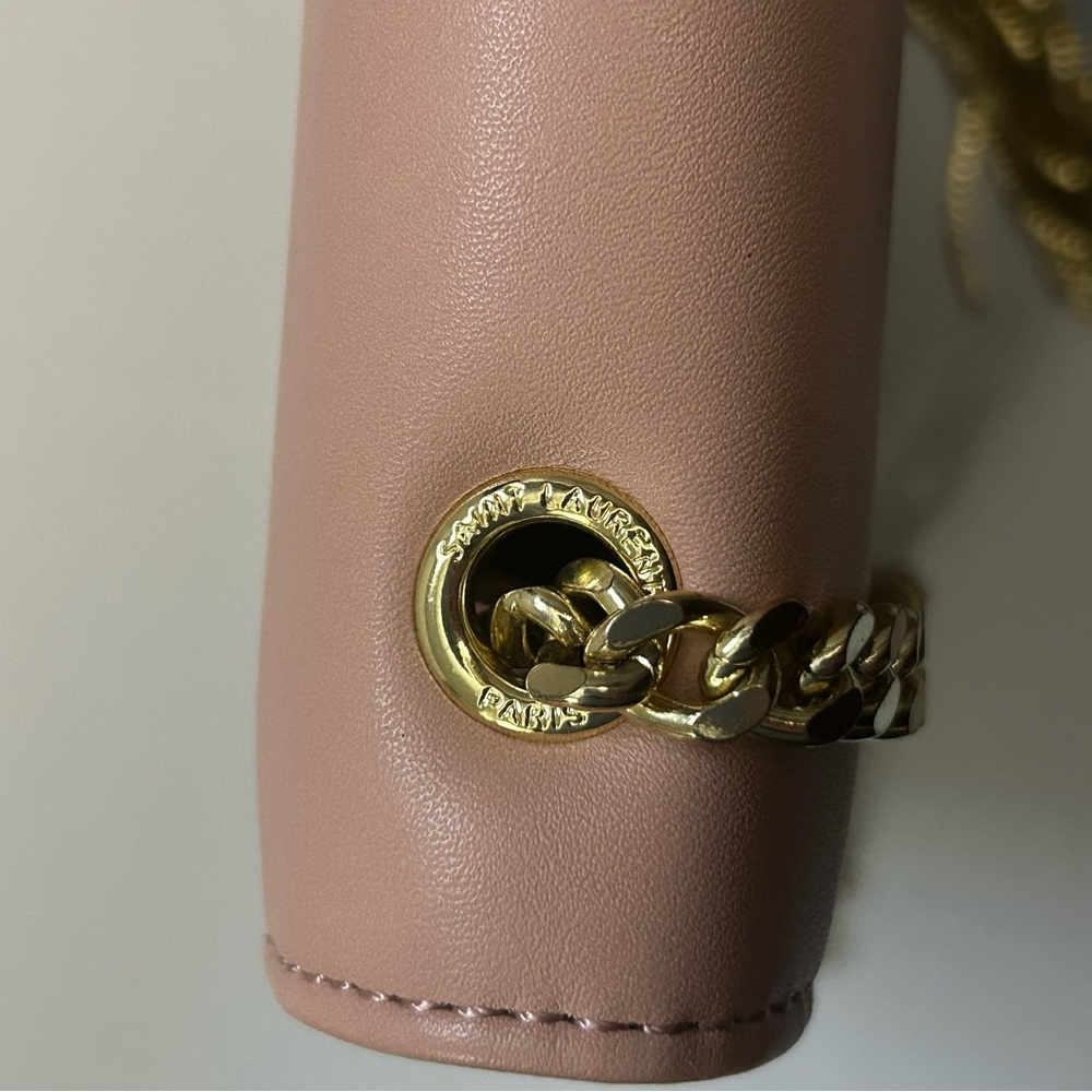 Saint Laurent Pink Crossbody Tassel Bag - Picture 3 of 3
